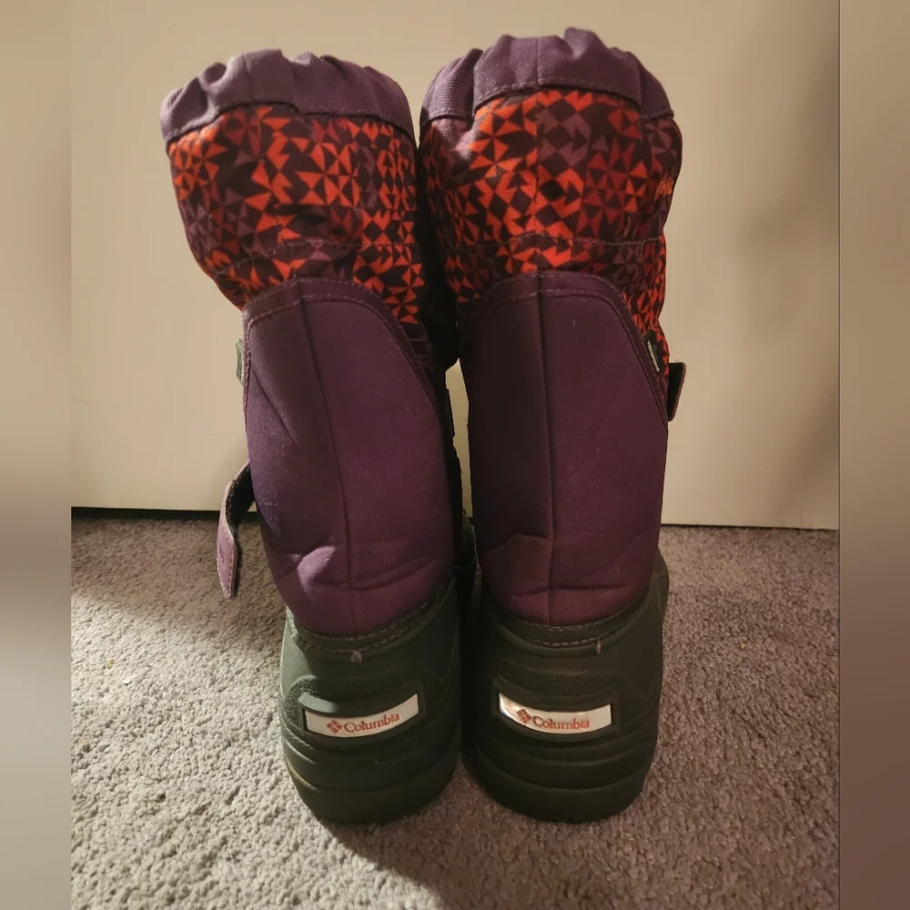 Columbia Girls Powderbug Plus II Snow Boots Size 7